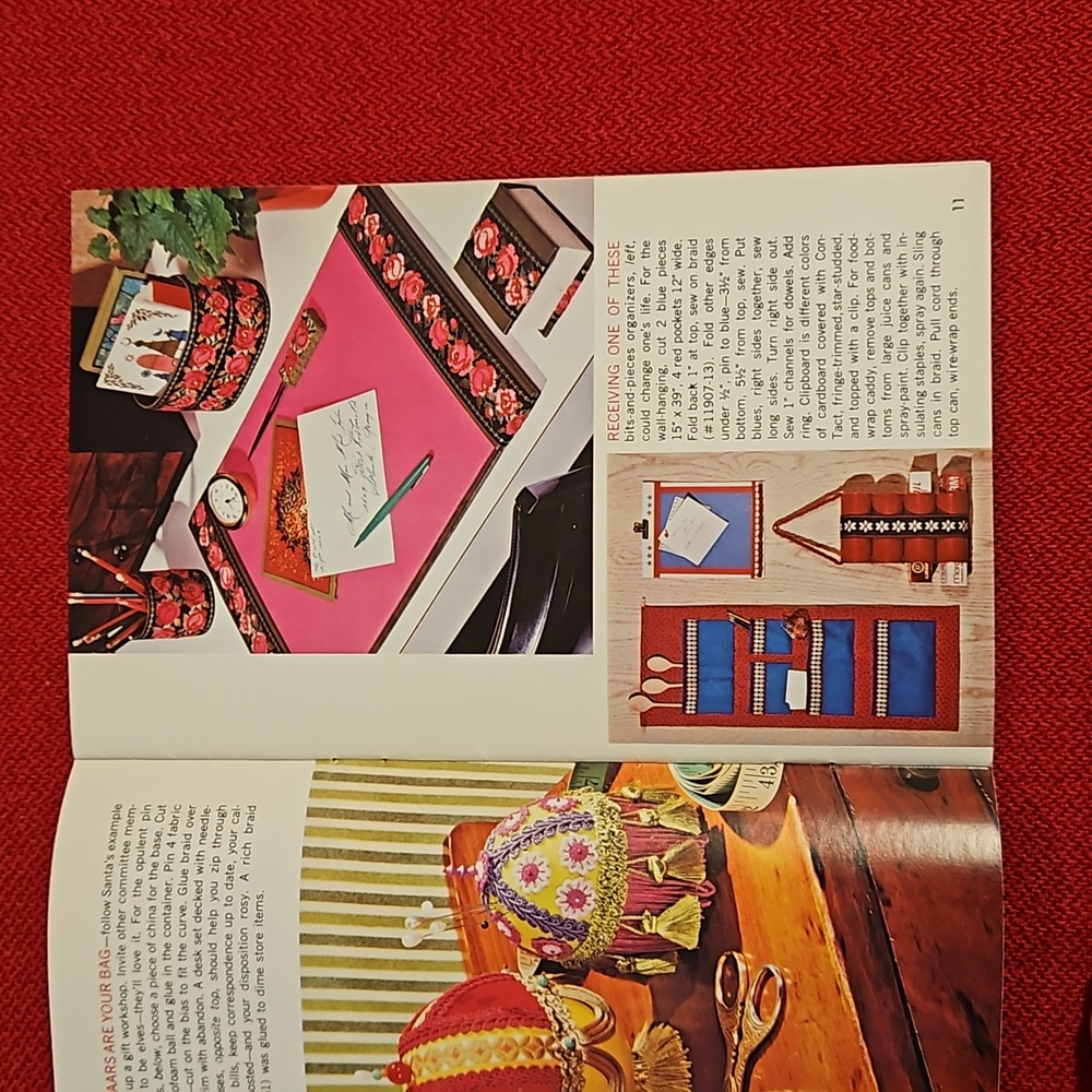 CONSO'S Christmas Crafts vintage 1972 How to guide DIY gifts decor 48 pages - Picture 6 of 13